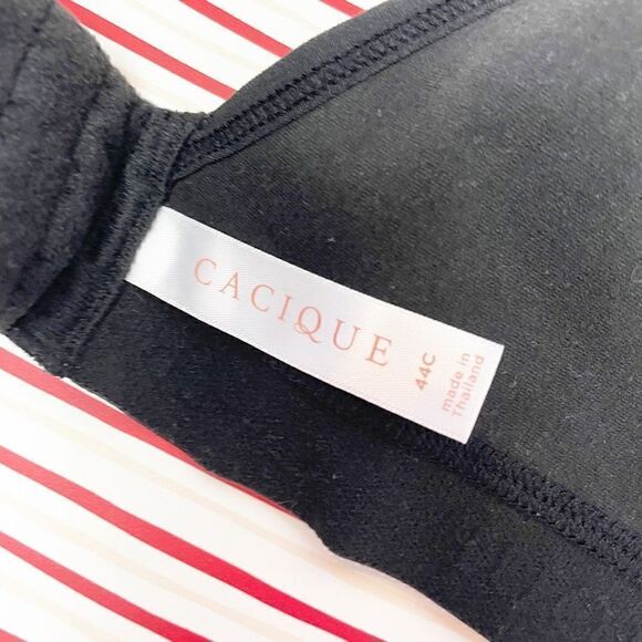 BUY 1 GET 1 FREE Black cacique 44c unlined full coverage no wire - Picture 9 of 9